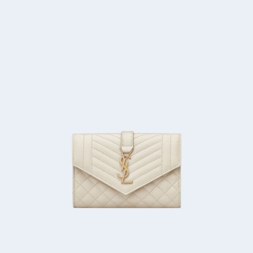 엔벨로프 스몰 지갑 화이트 골드